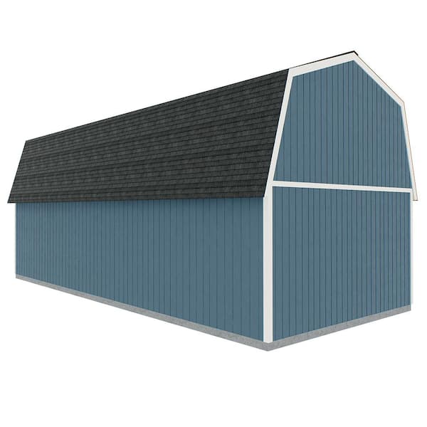 Best Barns - Handcrafted Homestead XL 16 ft. x 28 ft. Two-Story Wood Barn Kit with Loft (Staircase Included)