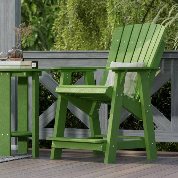 lime green resin adirondack chairs