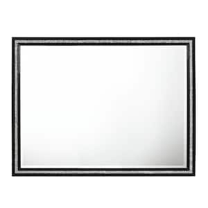 Haiden 35 in. x 1 in. Glam Square Framed Decorative Mirror