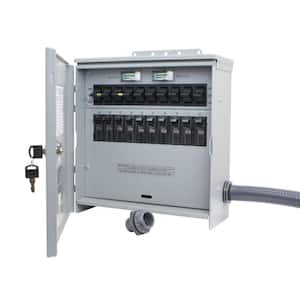 7,500-Watt 30 Amp 10-Circuit Outdoor Transfer Switch