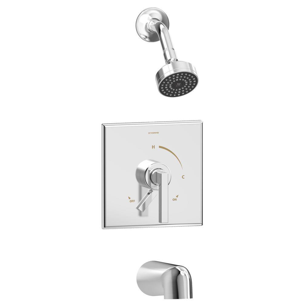 Symmons Duro 1Handle WallMounted Tub and Shower Trim Kit in Polished