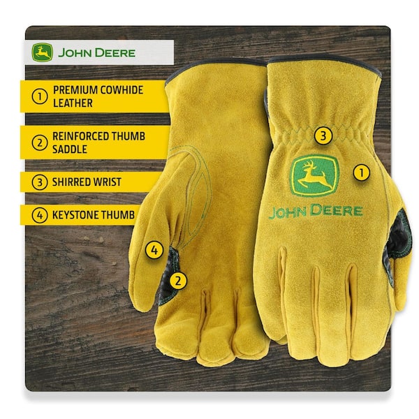 Split Cowhide Driver Gloves