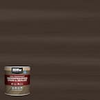 8 oz. #ST-105 Padre Brown Semi-Transparent Waterproofing Exterior Wood Stain and Sealer Sample