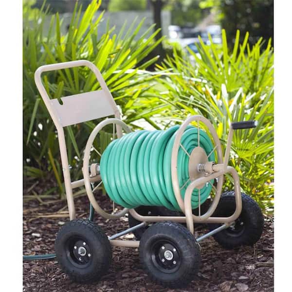 300 ft Garden Yard Water Planting Hose Reel Cart