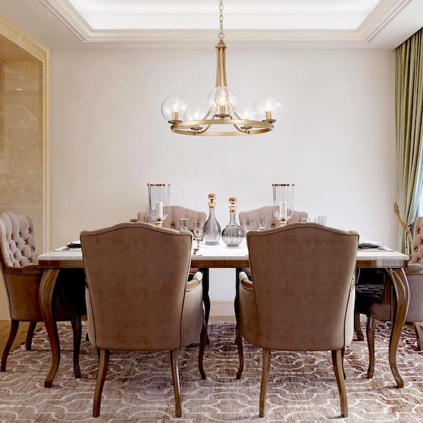 Saint Mossi 12 Lights Modern Farmhouse Chandelier For Dining Room