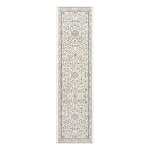 Gertmenian Majestic Vernon Gray 2 ft. x 8 ft. Floral Indoor Runner Rug