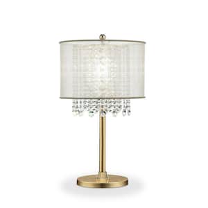 30 in. Gold Standard Light Bulb Bedside Table Lamp