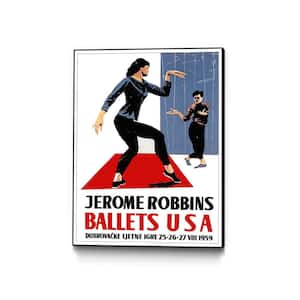 18 in. x 24 in. "Ballets USA" by Archive Framed Wall Art