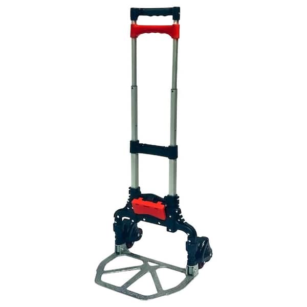 Magna Cart 150 lbs. Stair Climbing 6-Wheel Folding Aluminum Hand Truck with Tote Attachment