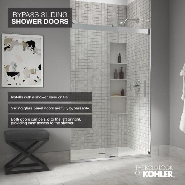 H Frameless Sliding Shower Door, Kohler Revel Sliding Shower Door Reviews