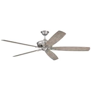 Santori 72 in. Brushed Nickel Ceiling Fan w/Remote Control, Smart Wi-Fi Enabled, works with Alexa & Smart Home Devices