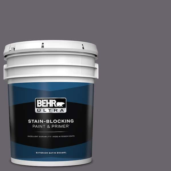 BEHR ULTRA 5 gal. #N550-6 Alter Ego Satin Enamel Exterior Paint & Primer