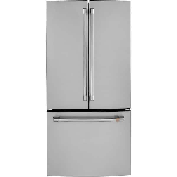 Cafe 18.6 cu. ft. Smart French Door Refrigerator with Internal Water Dispenser in Stainless Steel, Counter Depth, ENERGY STAR