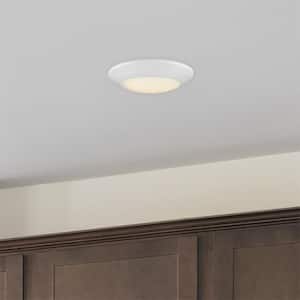 6 in. Integrated LED White Round Recessed Light Trim 760 Lumens 2700K