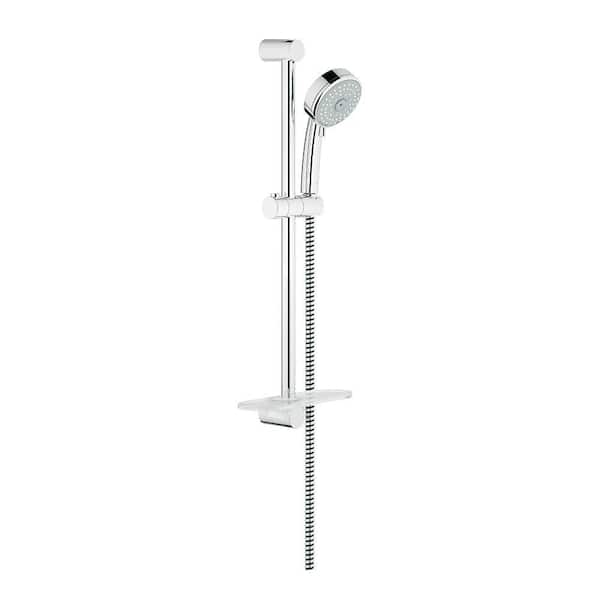 New Tempesta Cosmopolitan 4-Spray Hand Shower in StarLight Chrome with Shower Bar
