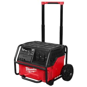 ROLL-ON 3600-Watt Output/7200-Watt Peak 2.5kWh Lithium-Ion Battery Powered Push Start Power Station Battery Generator