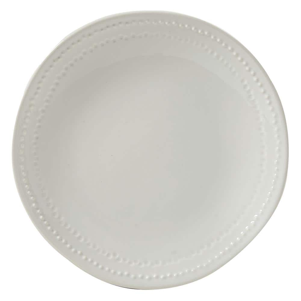 Split P Peyton White Salad Plate (Set of 4) 2371-652 - The Home Depot