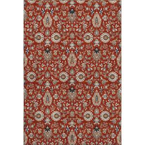 Mayfield Premium Machine Washable Abstract AMF2192 Red 8 ft. x 10 ft. Area Rug