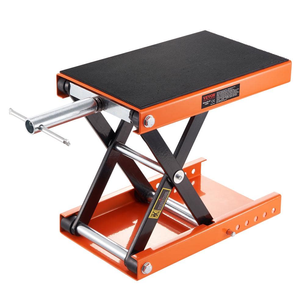 VEVOR Motorcycle Scissor Lift 1100 LBS. Motorcycle Lift Jack 3.7