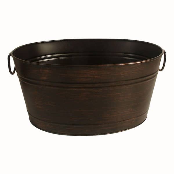 Unbranded Oval Beverage Bin in Oil Rubbed Bronze