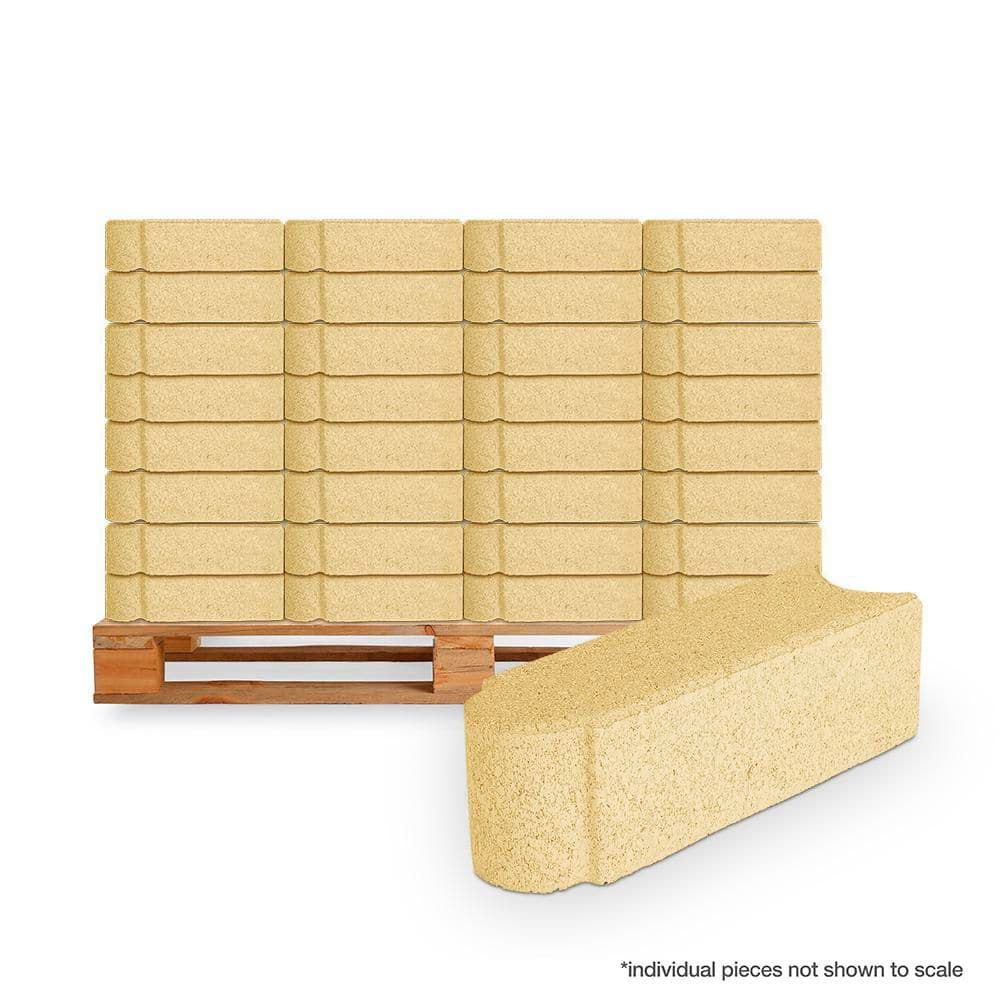 Edgestone 12 in. x 3.5 in. x 3.5 in. Buff Concrete Edger (288-Pieces/282 sq. ft./Pallet)