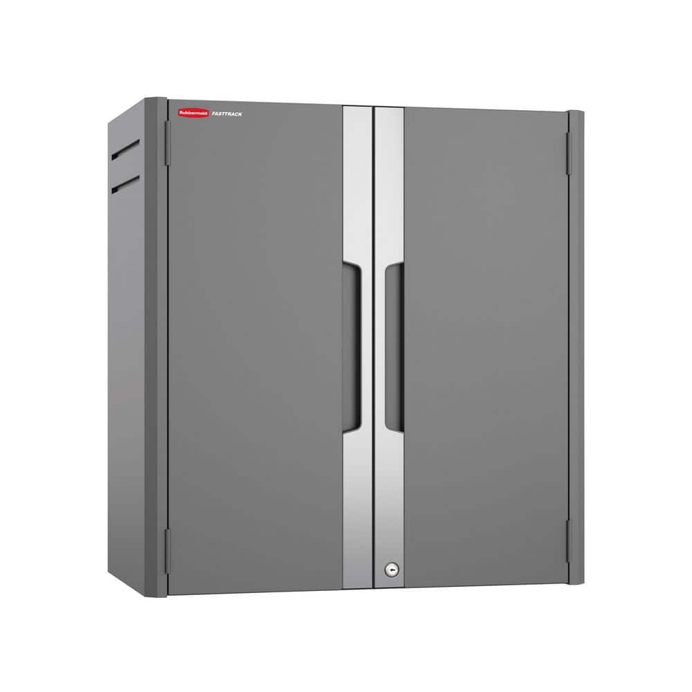 FastTrack 32 in. W Steel 2-Door Base Cabinet Track System Kits in Grey (1-Pack) price history on PriceWatchPro