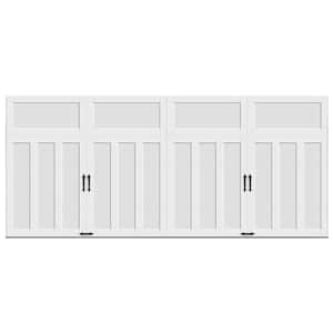 Coachman Collection 16 ft. x 7 ft. 18.4 R-Value Intellicore Insulated Solid White Garage Door
