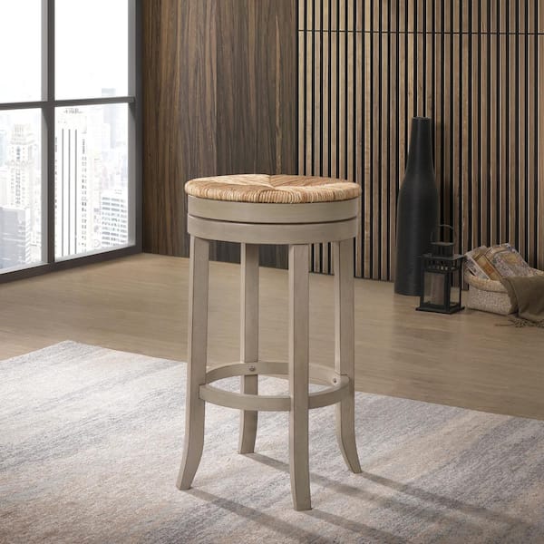 Carolina Chair Table Irving 30 Weathered Gray Swivel Bar