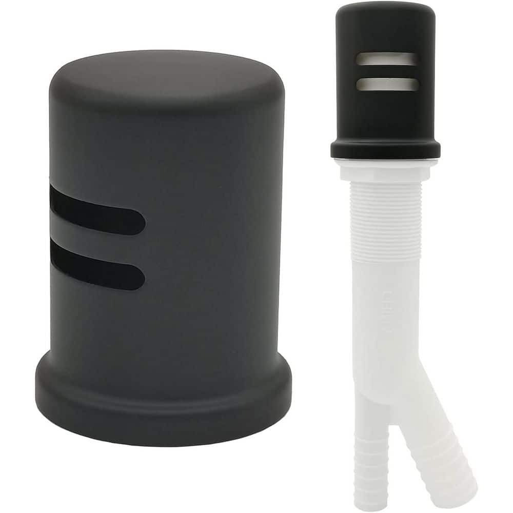 1-Pack Universal Dishwasher Air Gap Kit with Solid Brass Cap, Replacement Air Gap Cover and Escutcheon, Matte Black price history on PriceWatchPro