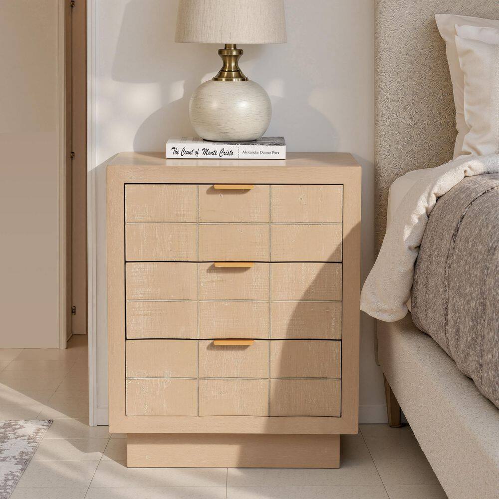 Elan Atelier 13 in. Sandstone Veil Rectangle MDF Coffee Table with Drawers price history on PriceWatchPro