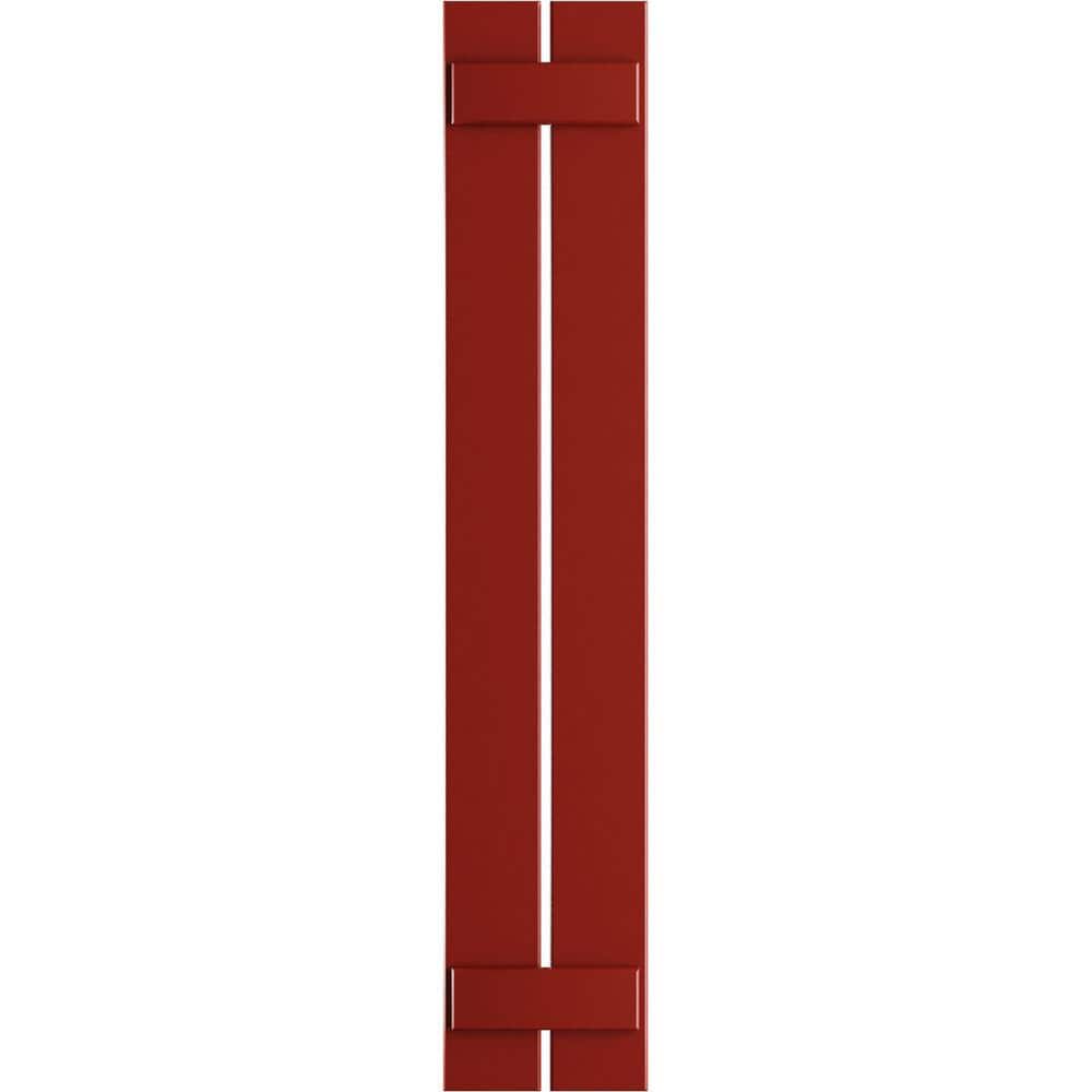 11-1/4 in. x 58 in. True Fit PVC Two Board Spaced Board and Batten Shutters, Fire Red (Per Pair) price history on PriceWatchPro