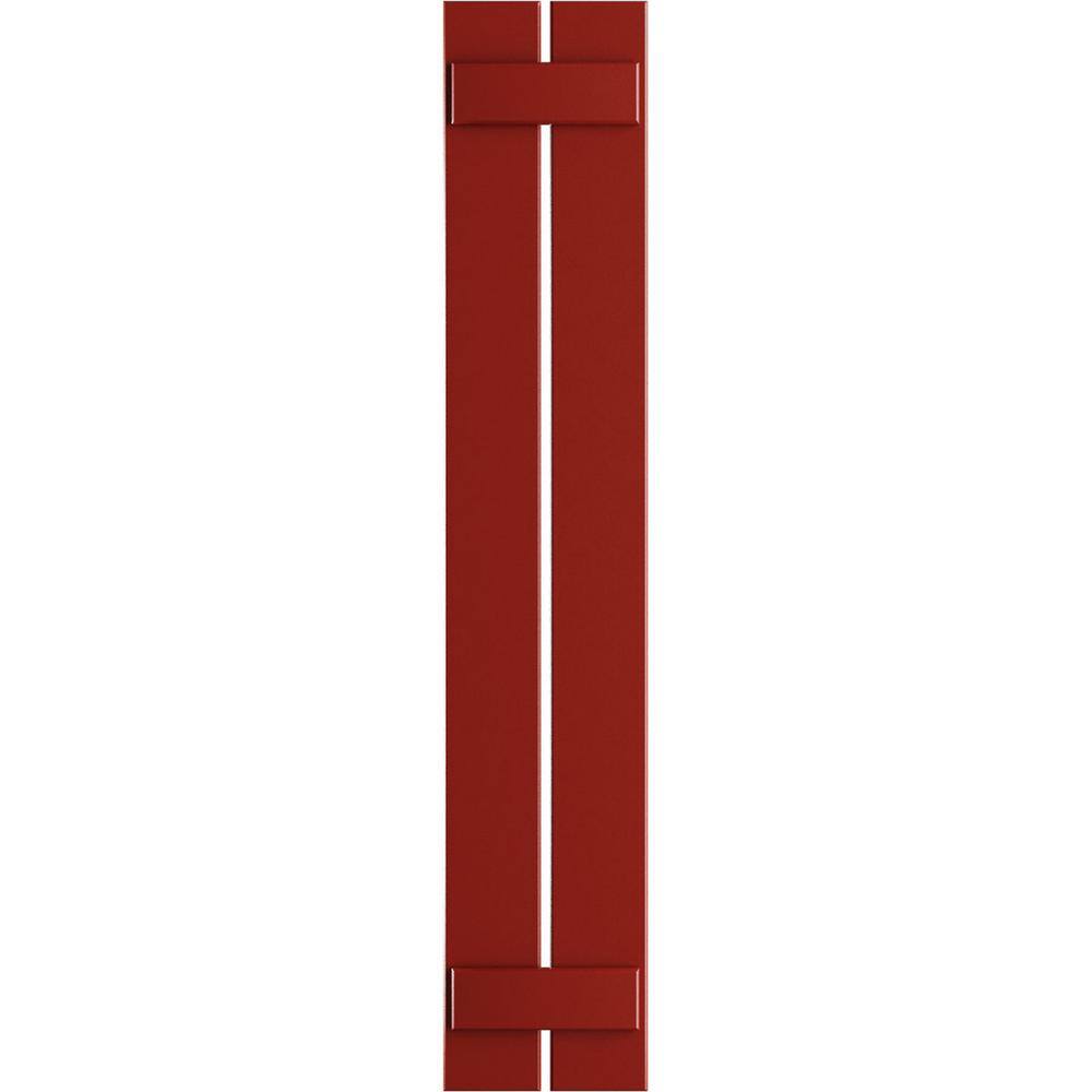 11-1/4 in. x 74 in. True Fit PVC 2-Board Spaced Board and Batten Shutters, Fire Red (Per Pair) price history on PriceWatchPro