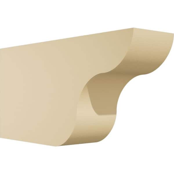 Ekena Millwork Standard Carmel 4 in. W x 8 in. H x 16 in. D Polyurethane Rafter Tail Outlooker