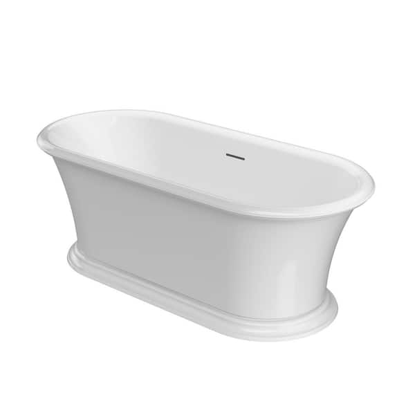 LEONORA® Freestanding 6530 Bath White Matte/Matte