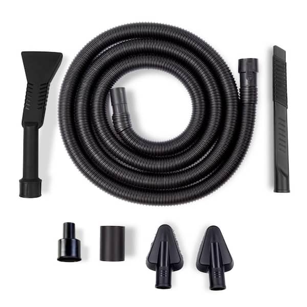 Long Flexible Hose Accessory Tool Kit for most Garage and Central Vacuum Cleaner 