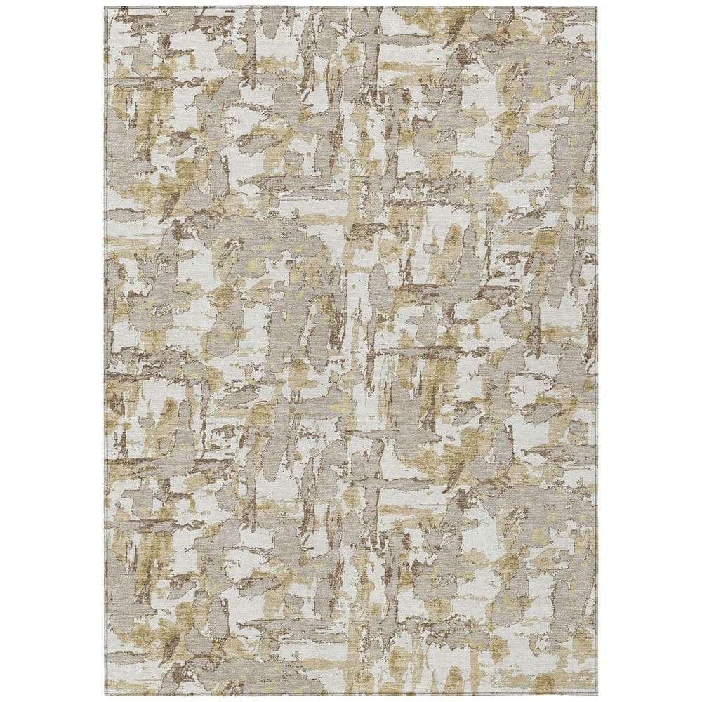 Chantille Machine Washable Indoor/Outdoor Abstract ACN2678 Ivory 8 ft. x 10 ft. Area Rug price history on PriceWatchPro