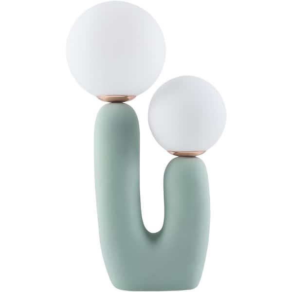 Sedeum SED-003 17 in. H x 6 in. W x 7 in. D Accent Table Lamp, White