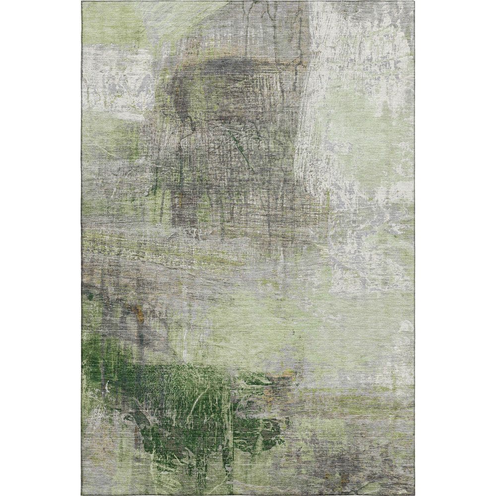 Mayfield Premium Machine Washable Abstract AMF2117 Aloe 10 ft. x 14 ft. Area Rug price history on PriceWatchPro