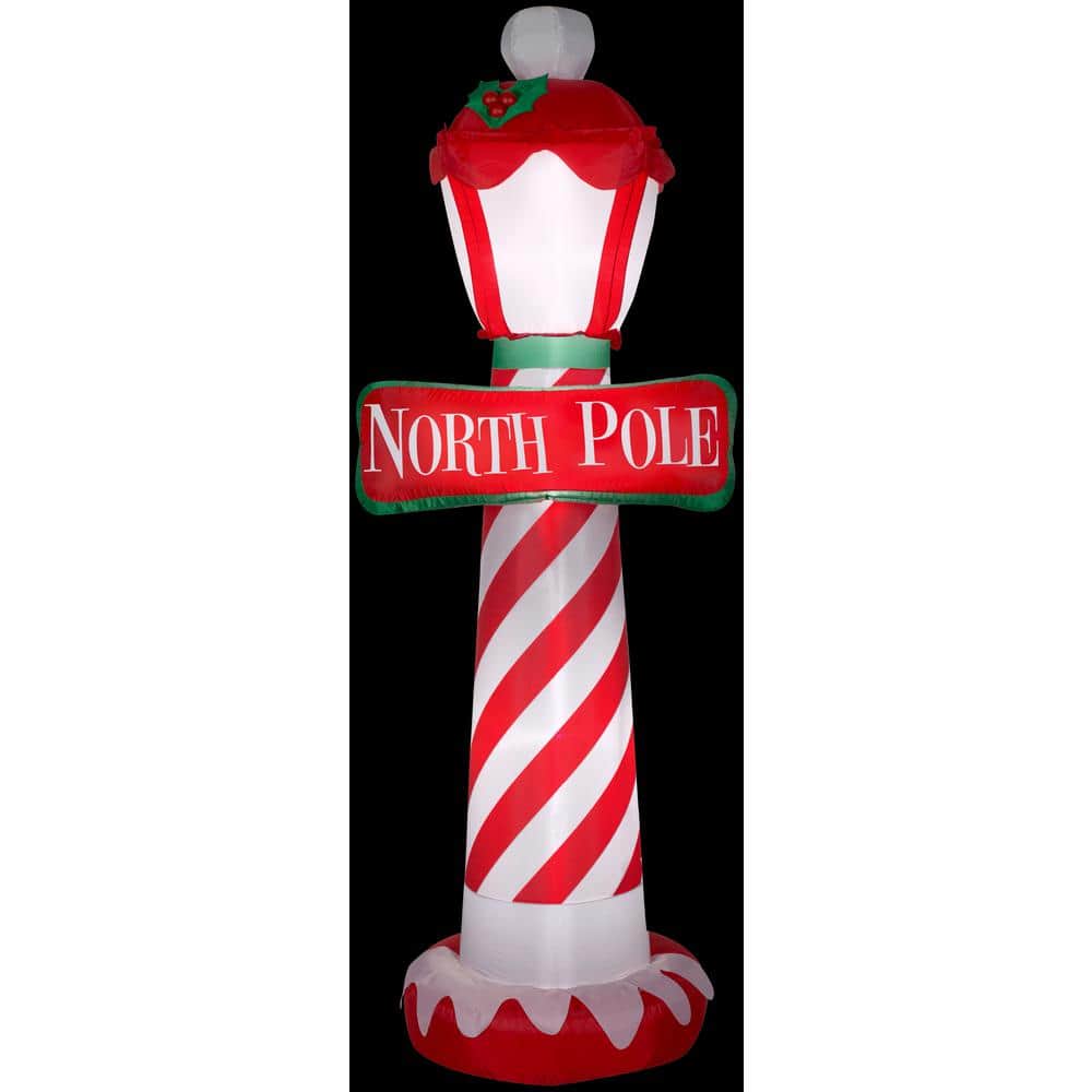 7 ft. Inflatable Christmas North Pole Sign