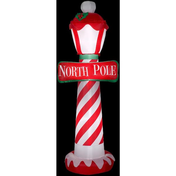 Airblown 7 ft. Inflatable Christmas North Pole Sign