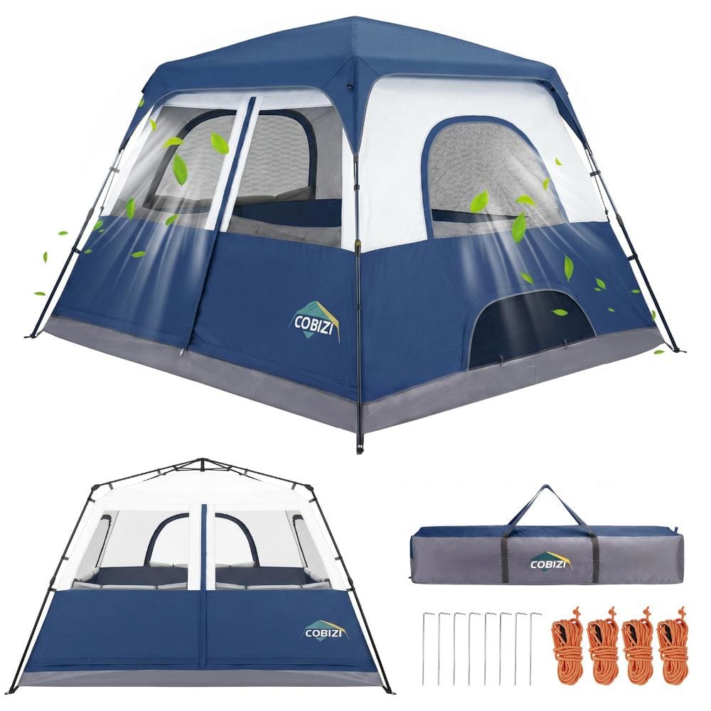 10x9ft Instant Pop-Up Camping Tent - Weatherproof 210D Oxford Fabric with Automatic Steel price history on PriceWatchPro