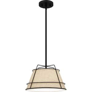 Burbidge 1-Light Matte Black Standard Mini Pendant