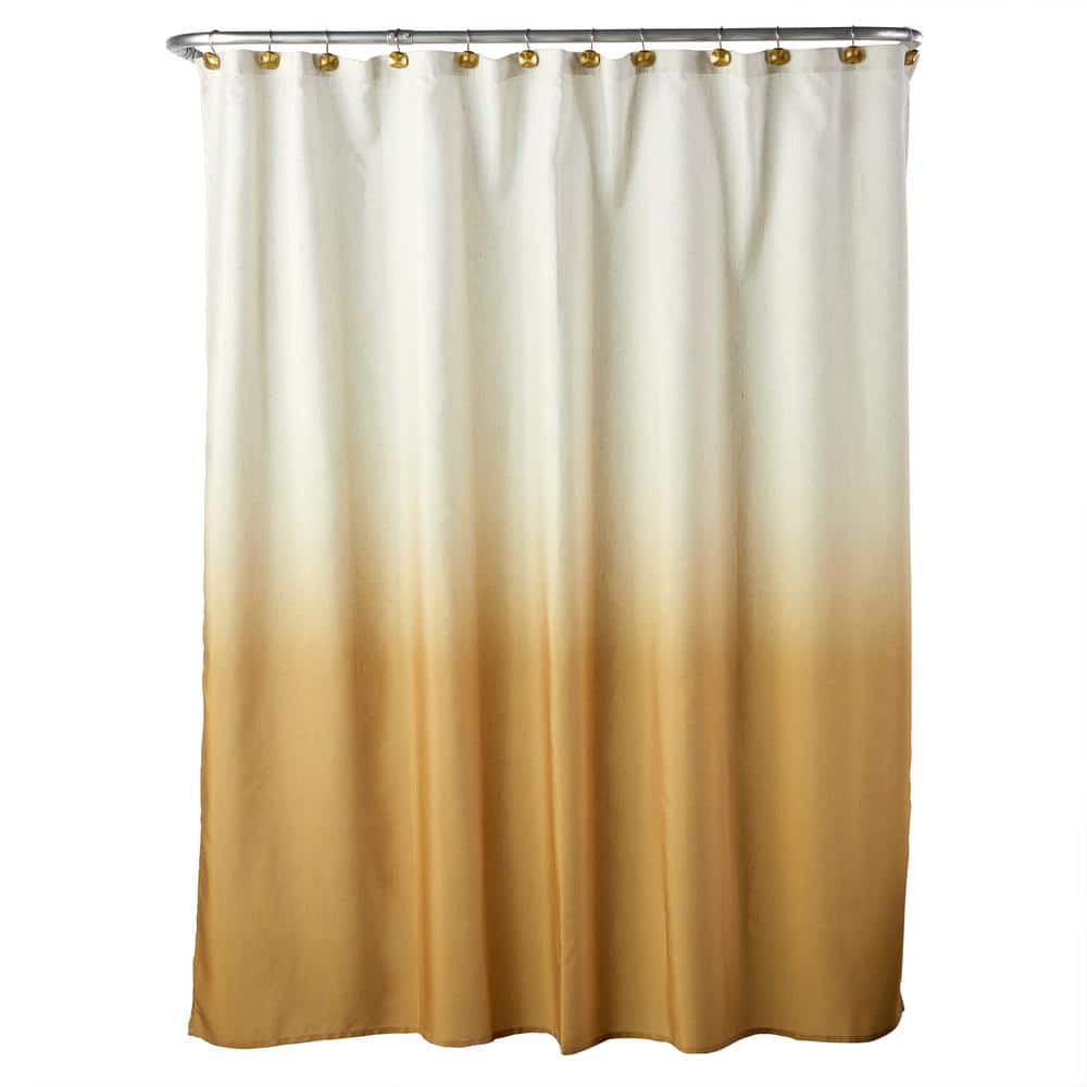 UPC 036326588823 product image for Ombre 72 in. Yellow Shower Curtain | upcitemdb.com