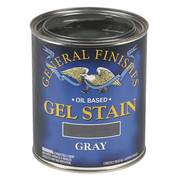 General Finishes 1pt. Gray OilBased Interior Wood Gel Stain GF.GRP
