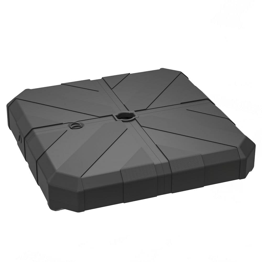 Patio Umbrella Base, Cantilever Offset Umbrella Base Filled Up to 143 lbs. 