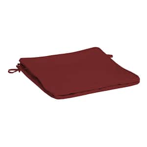 ProFoam 20 in. x 20 in. Outdoor Dining Seat Cushion Cover, Classic Red