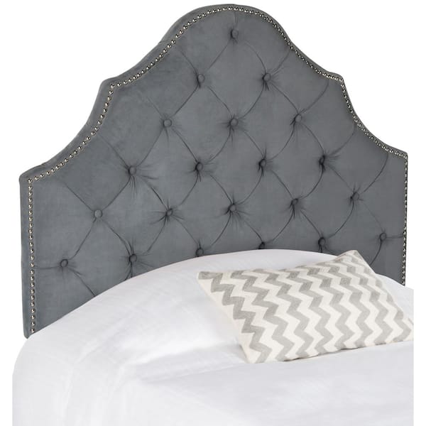SAFAVIEH Arebelle Grey Twin Headboard