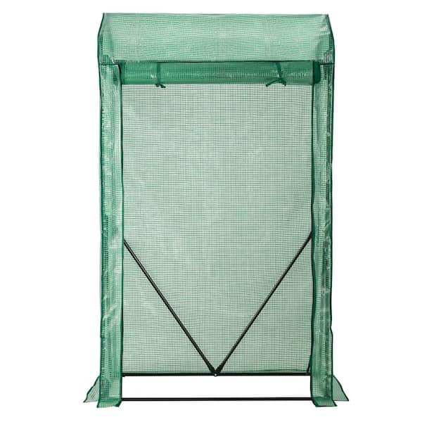 Costway 39 in. x 20 in. x 67 in. Green Walk-in Garden Greenhouse Hot House Tomato Plant Warm House