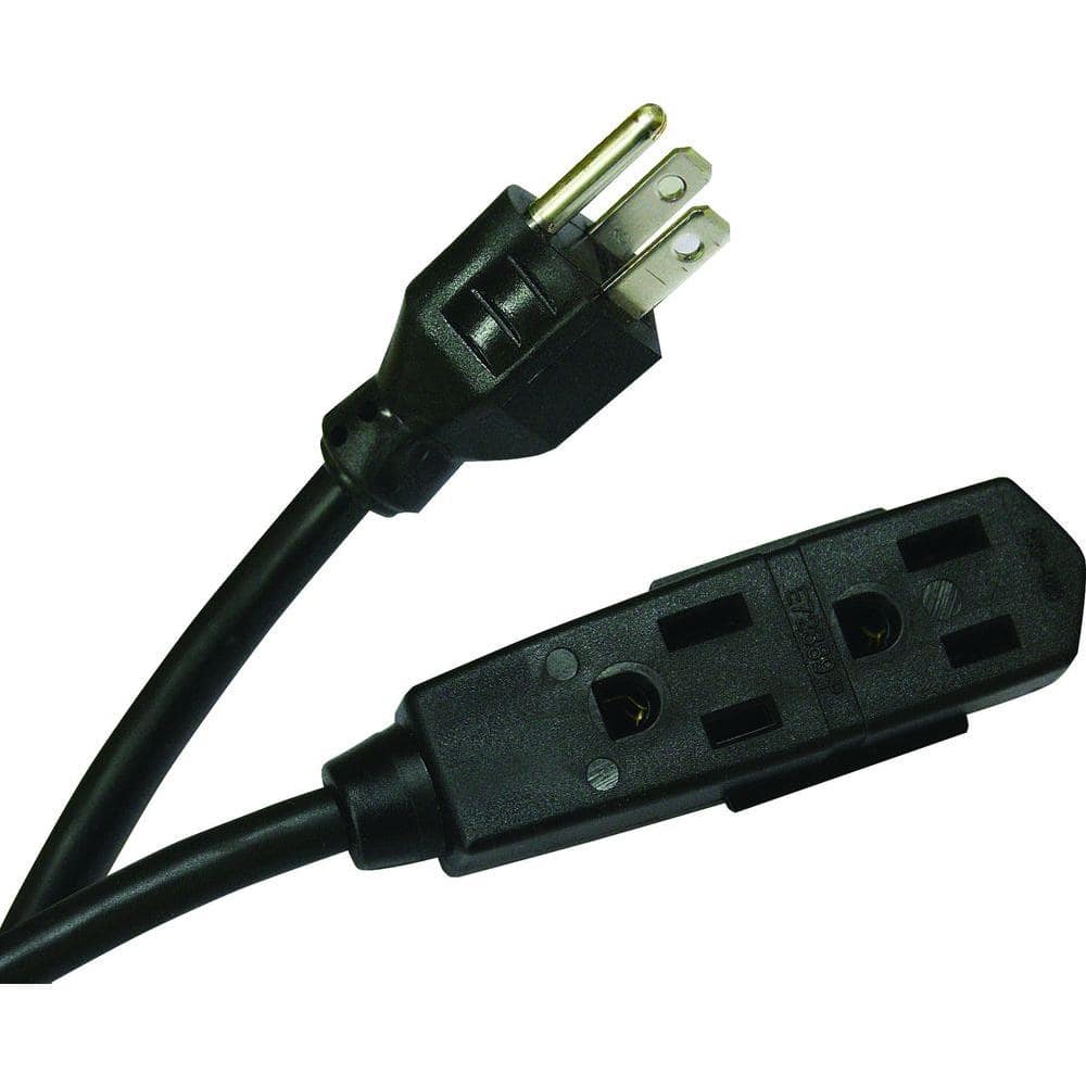 Husky 9 ft. 16/3 Extension Cord, Black HD#448-156 - The Home Depot
