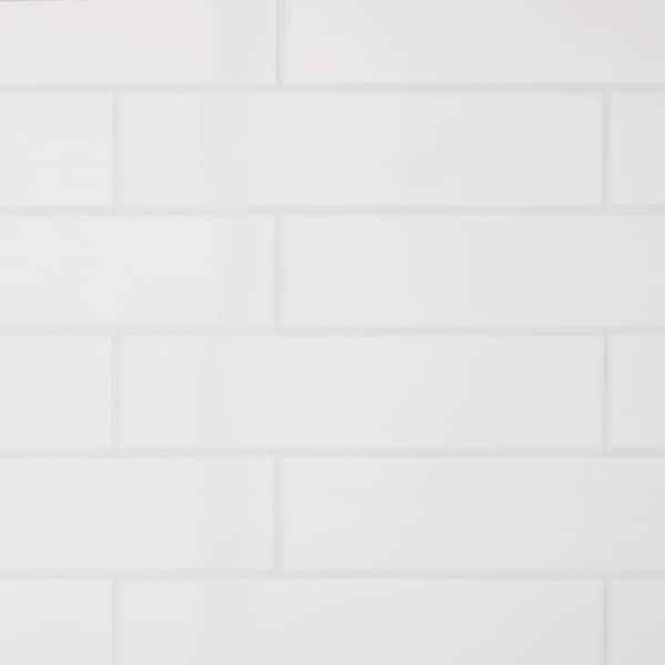 Daltile Restore 3 in. x 12 in. Ceramic Bright White Subway Tile (12 sq. ft. / Case)